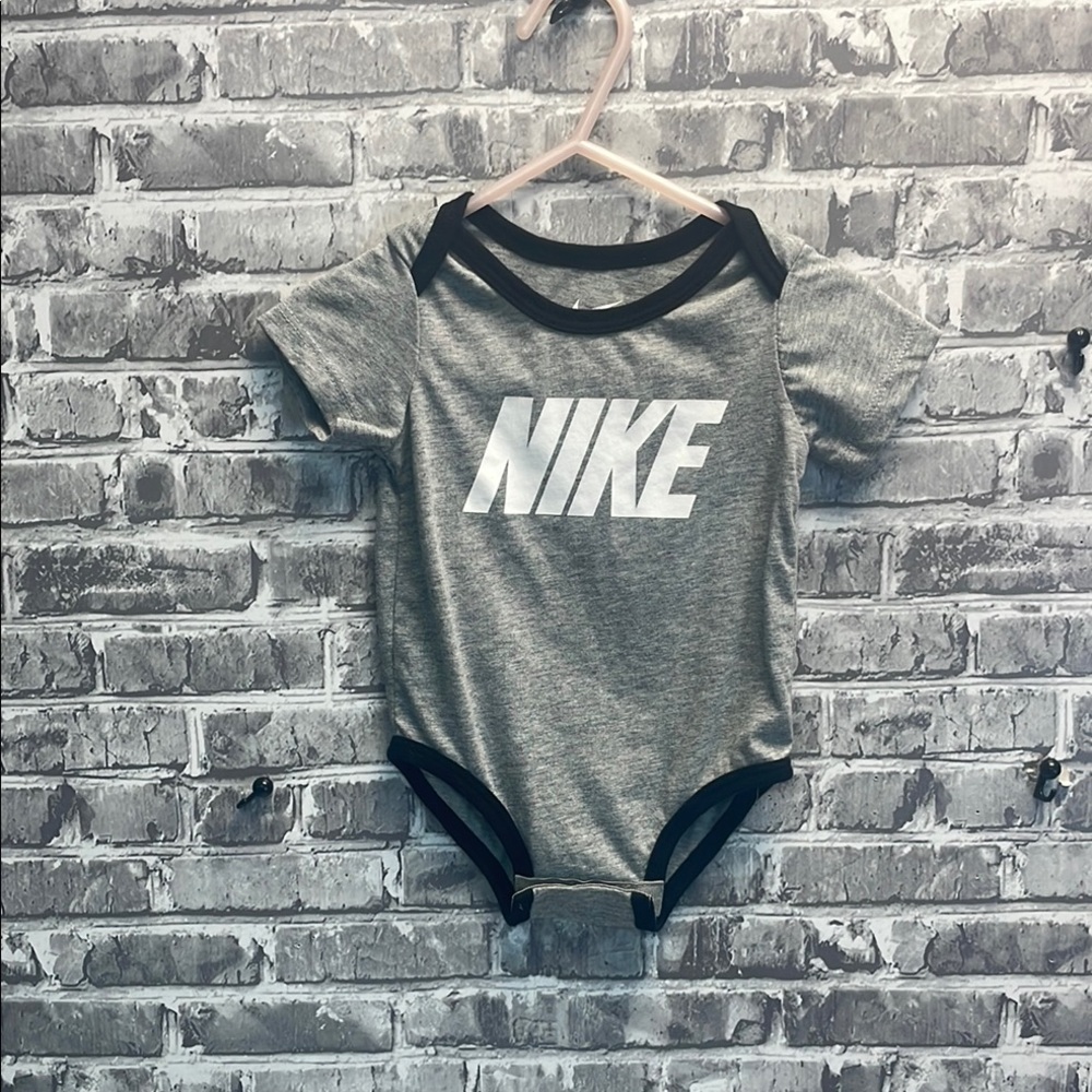 Nike Gray and Black onesie‎